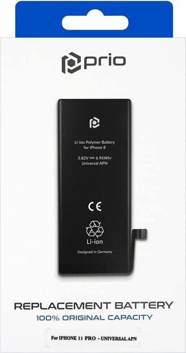 Actual product image prio Battery for Apple iPhone 11 Pro (Universal APN) (Rechargeable battery, Apple iPhone 11 Pro)