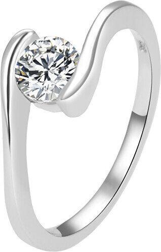 Produktbild Beneto Elegant silver ring with clear zircon AGG367 - Circuit: 54 mm (L) (54)