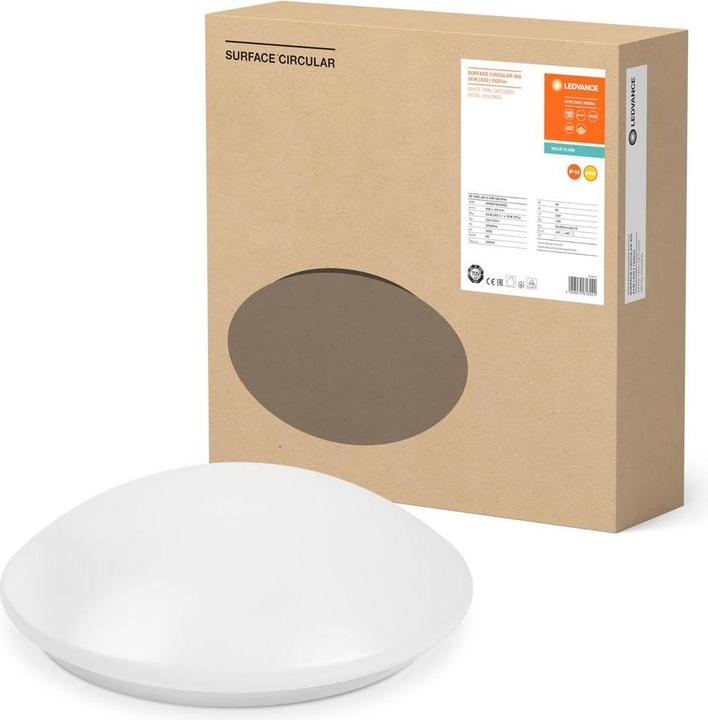 Produktbild Ledvance Ceiling lamp PLAFON SF CIRCULAR 400 24W 3000K IP44 (1920 lm)
