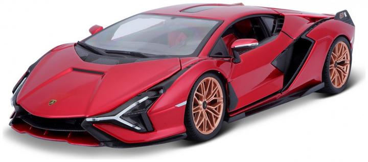 Produktbild Bburago Diecast 1:18 Hobby Car Lamborghini Sian FKP 37 Red Ages 3+ 18-11046