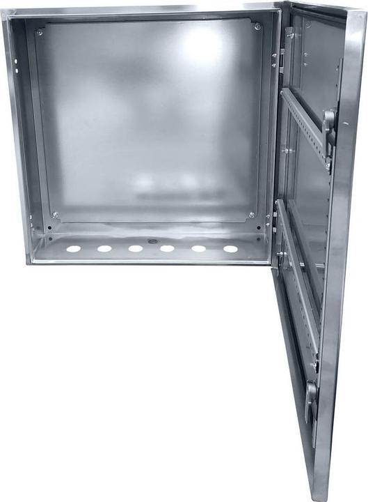 Produktbild Tru Components TC-SS606020 Schaltschrank 600 x 600 x 200 Edelstahl Lichtgrau 1 S