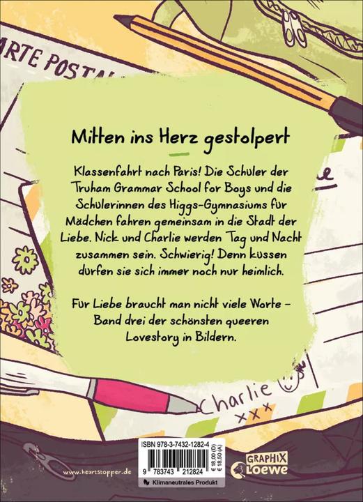 Actual product image Heartstopper Volume 3 (deutsche Hardcover-Ausgabe) (German, Alice Oseman, Vanessa Walder, 2022)