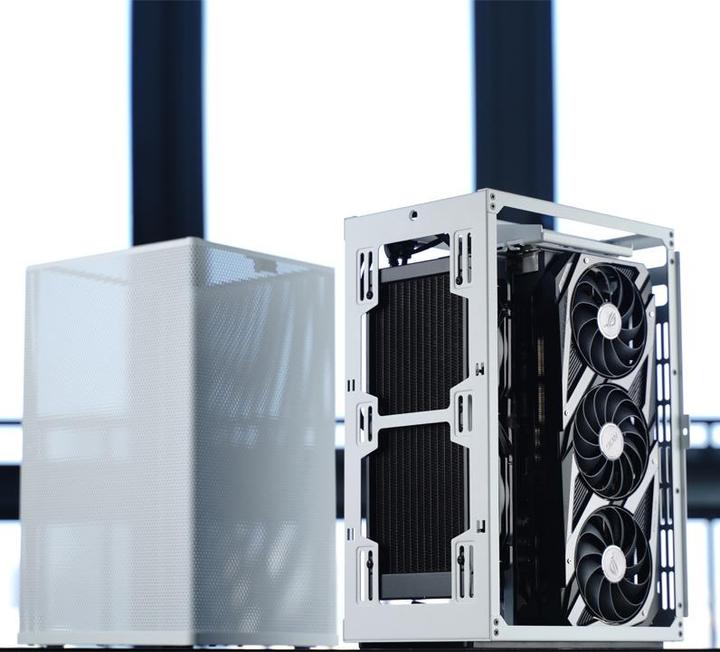 Actual product image Jonsbo VR3 Mini-ITX PCI-E 4.0 - white (ITX)