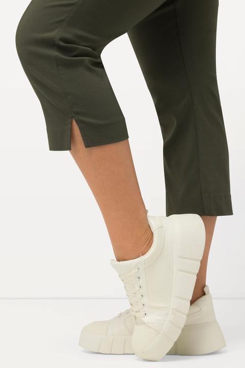 Immagine prodotto Ulla Popken Pantaloni di bengalina elasticizzata, lunghi fino al polpaccio, con cintura elastica (58)