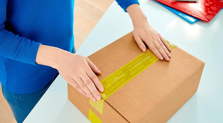 Produktbild tesa tesapack Packband SECURE & STRONG mit Siegel-Effekt (50 mm)