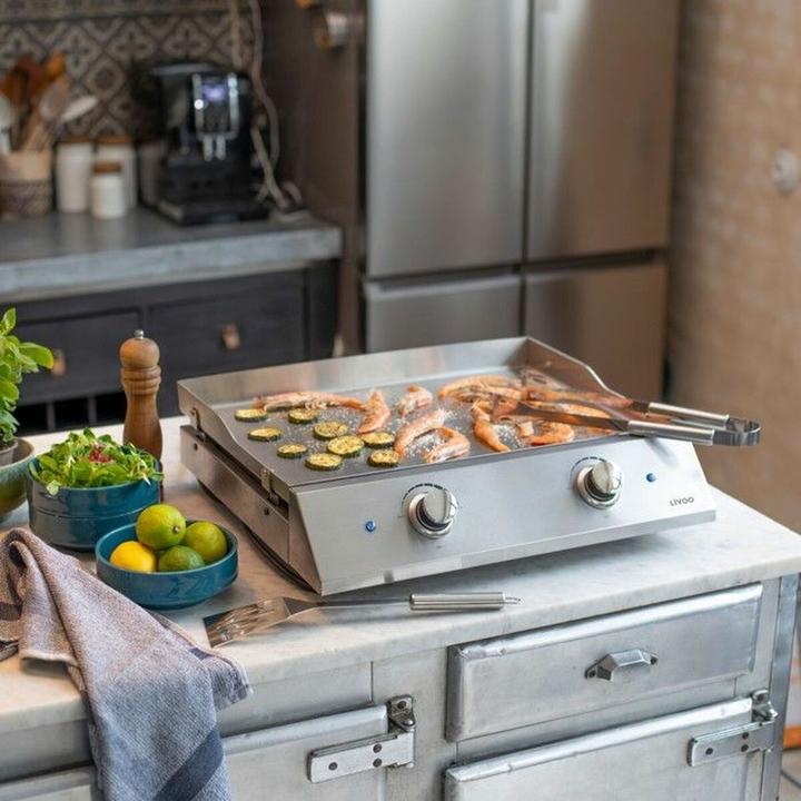 Actual product image Livoo Electric inox plancha (2.80 kW)