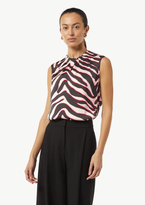 Actual product image Comma Bluse Satin-Bluse mit Raffung (42)