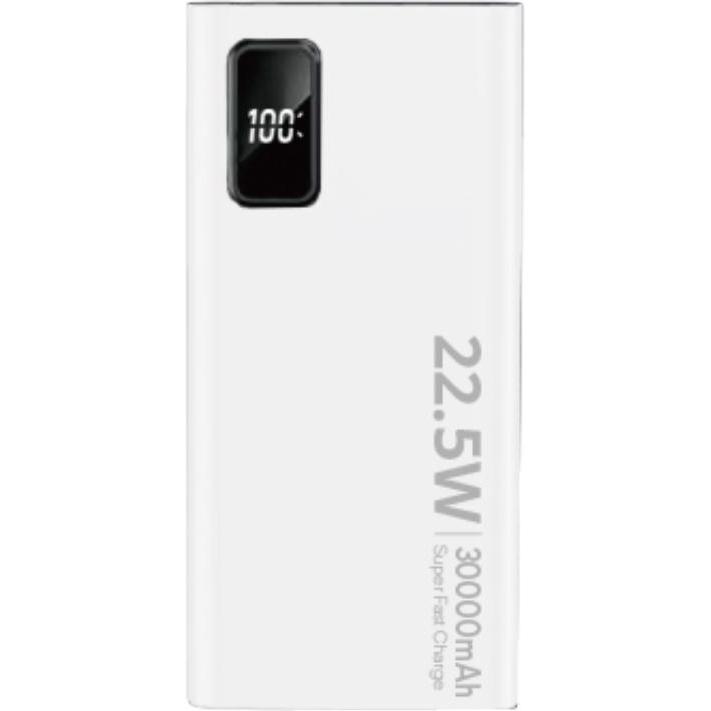 SIGN Super Powerbank 30000mAh, 22.5W - White (22.50 W), Powerbank, Weiss