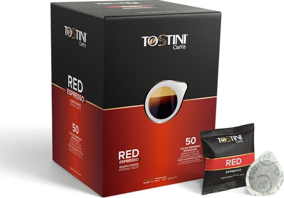 Produktbild Tostini Red Espresso Pads (50 x Port.)
