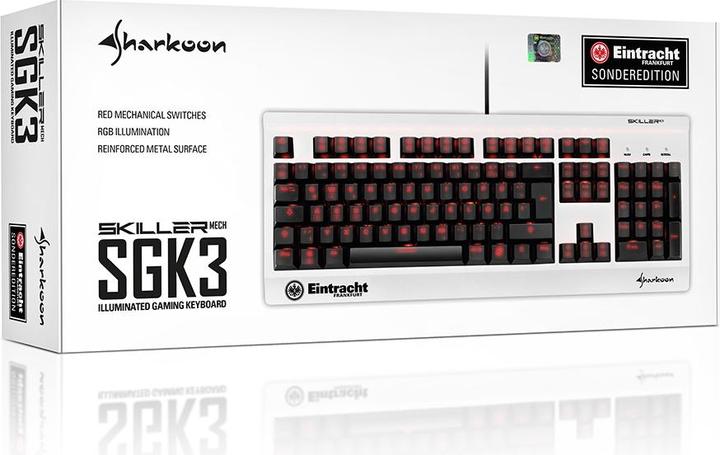 Produktbild Sharkoon Skiller Mech SGK3 Tastatur USB QWERTZ Deutsch (DE, Kabelgebunden)