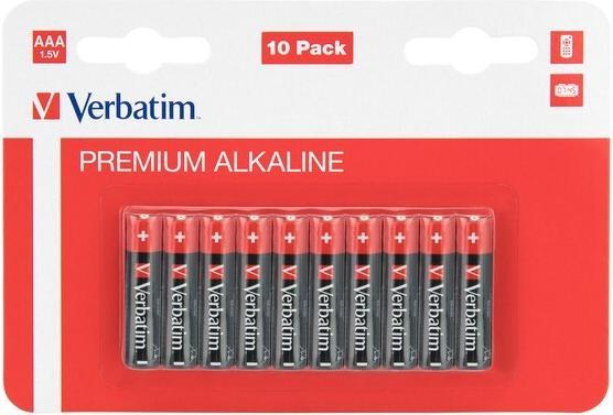 Image du produit Verbatim Pile Alcaline AAA (10 pcs, AAA)
