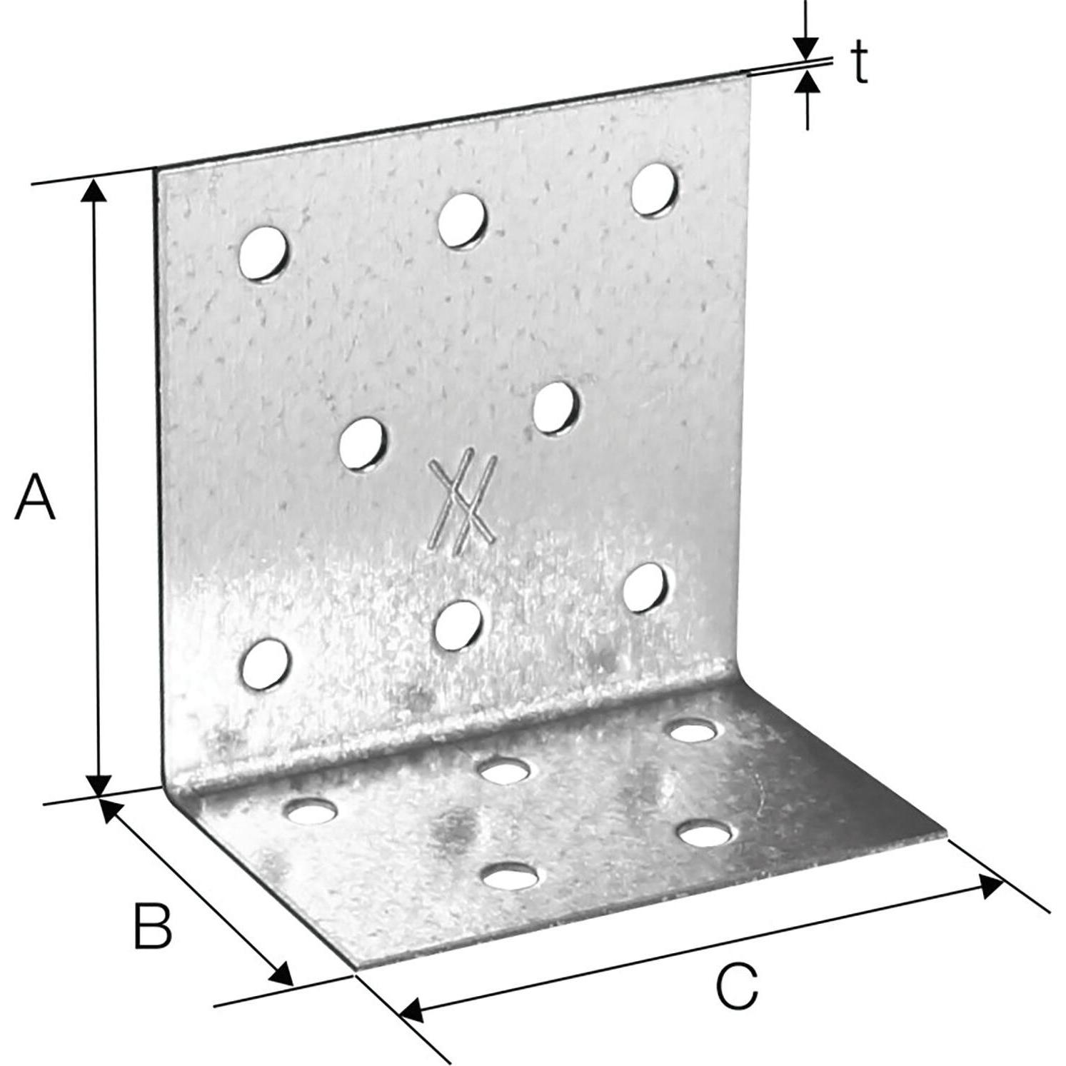 Thumbnail - Simpson Sst, Baubeschläge + Holzverbinder, Winkelverbinder ANPS 208880 (Winkelverbinder, 1 Stk.)