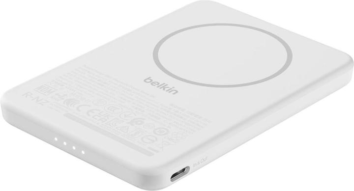 Immagine prodotto Belkin BoostCharge Slim 5000mAh mag.Powerb. 7,5W weiss BPD010hqWH (5000 mAh, 15 W)