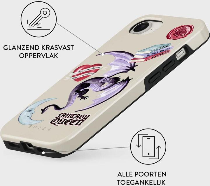 Actual product image Burga Tough Case Apple iPhone 16e - Plot Twister (Apple iPhone 16e)