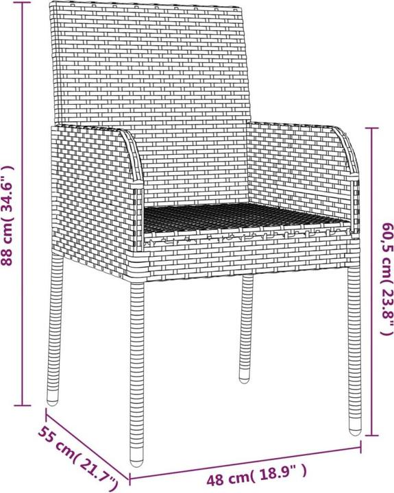 Actual product image vidaXL Alma (140 x 70 x 74 cm)