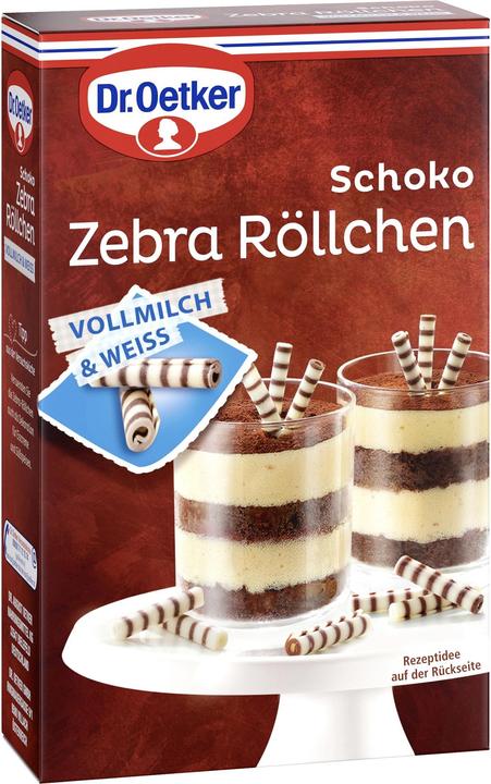 Actual product image Dr. Oetker Chocolate Zebra Rolls