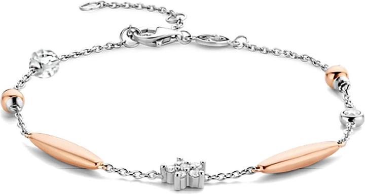 Produktbild Ti Sento Milano Armband mit Zirkonia rosévergoldet 2929ZR (20 cm, 925 Sterling Silber)