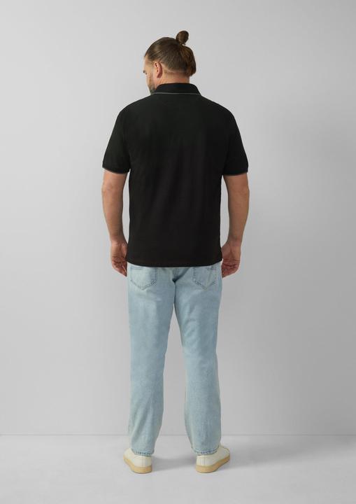 Actual product image S.Oliver Polo-Shirt Sportives Piqué-Poloshirt mit Kontrast-Details (6XL)