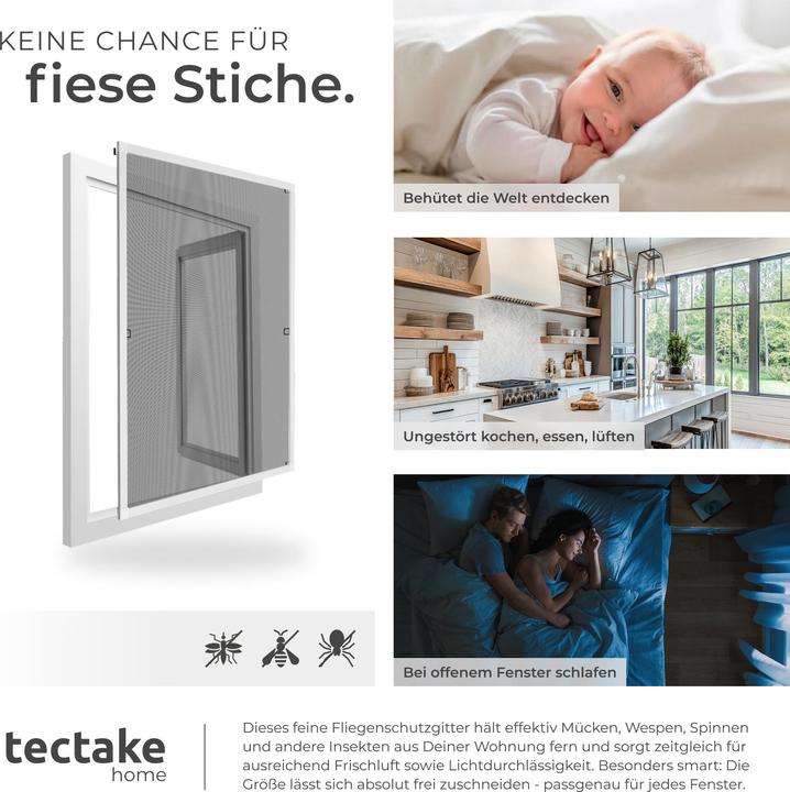 Produktbild tectake Fliegengitter (130 x 150 cm)