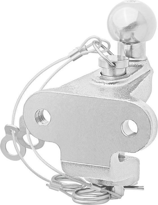 Produktbild ProPlus Anhängerkupplung zweifach Ø50mm 3.500kg Kugelkopf PKW Wohnmobil Pickup silber