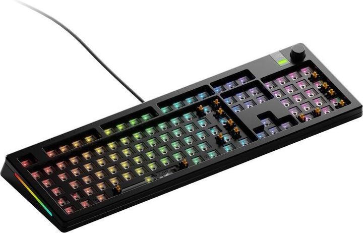 Produktbild Glorious GMMK 3 Pro 100 % Custom Gaming-Tastatur - Barebone, ISO-Layout, schwarz (DE, Kabelgebunden)