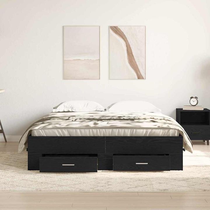 Produktbild vidaXL Rustikales Bett (160 x 200 cm)