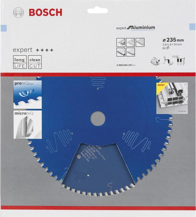 Actual product image Bosch Professional Zubehör Circular saw blade Expert for Aluminium, 235 x 30 x 2.6 mm, 80