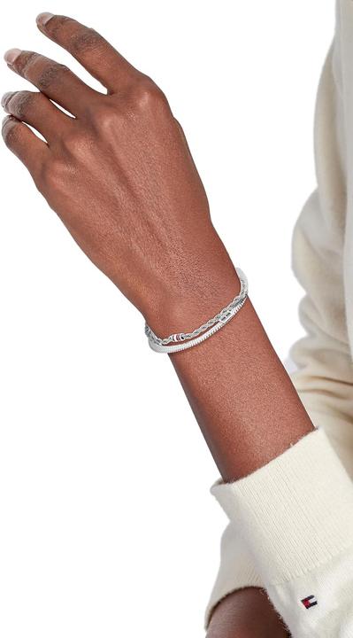 Productafbeelding Tommy Hilfiger - Double Layered Steel Bracelet 2780981 (Roestvrij staal)