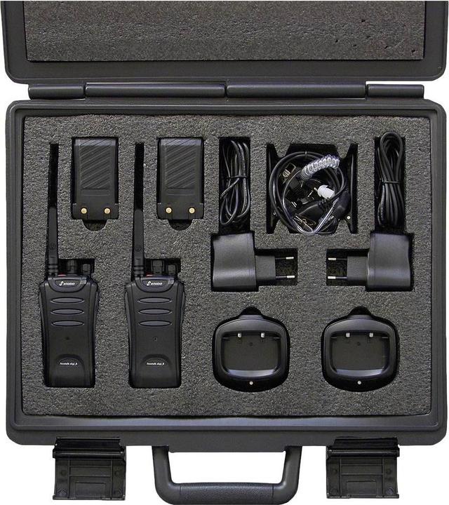 Produktbild Stabo Funkkoffer freetalk Digi 8 DMR/PMR PMR 446-Handsprechfunkgeräte