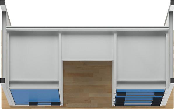Actual product image eurokraft pro Workbench (200 cm, 90 cm)