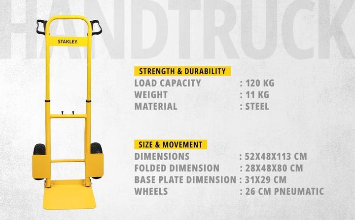Produktbild Stanley Sackkarre Stahl Traglast (120 kg)