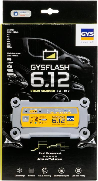 Actual product image GYS Flash 6.12 (12V, 6 A)