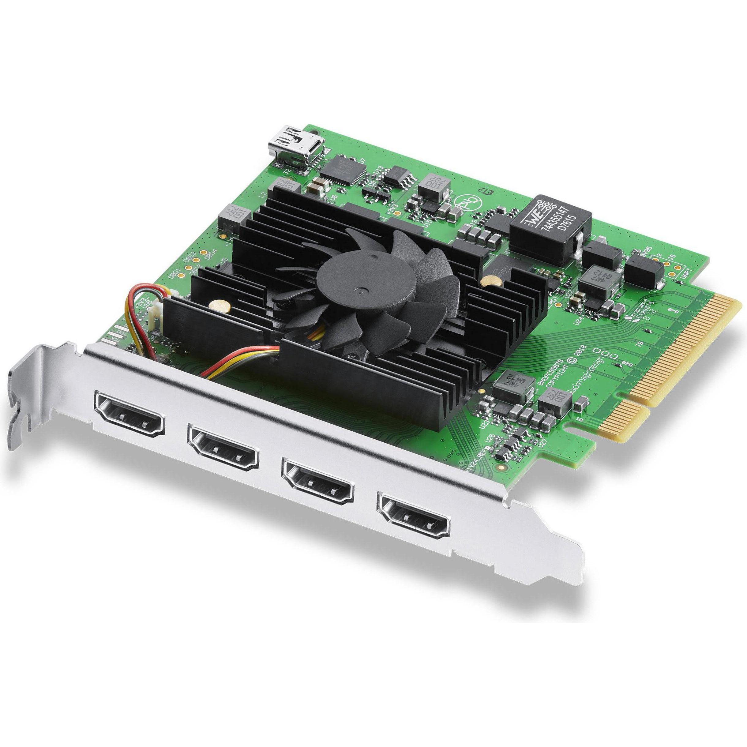 Blackmagic DeckLink Quad HDMI Recorder, PC Zubehör, Schwarz, Grün