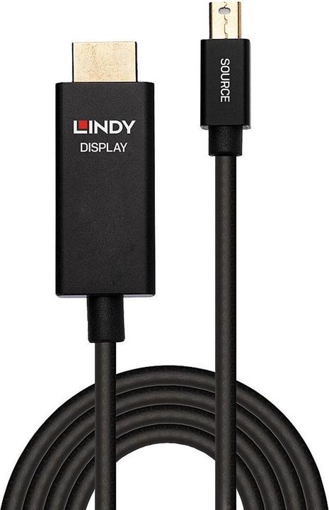 Image du produit Lindy Câble vidéo DisplayPort / HDMI (0.50 m)