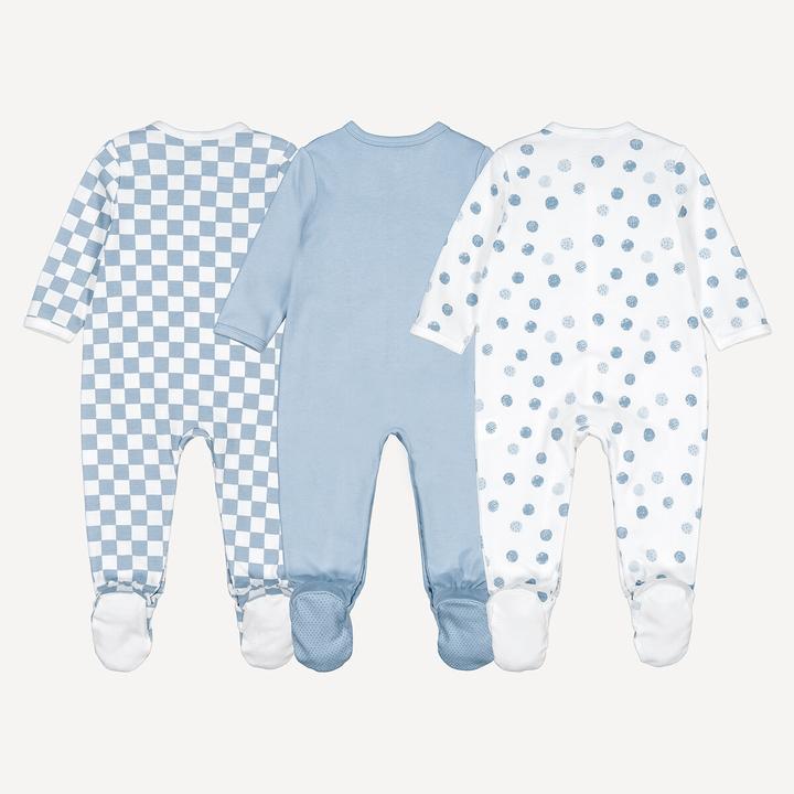 Produktbild La Redoute Collections 3er-Pack Strampler aus Baumwolle (62)