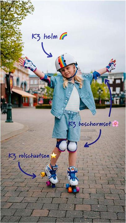 Actual product image K3 skate helmet (13.98")
