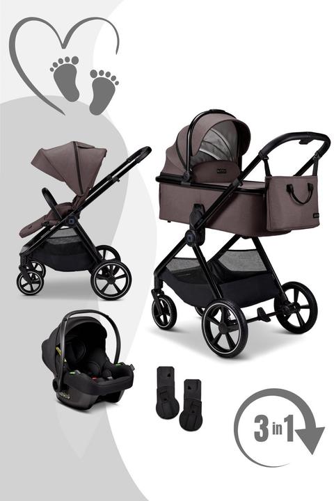 Actual product image Moon Aura Set mit Cosmo 2.0 3in1 Kinderwagenset (0 Months - 4 years)