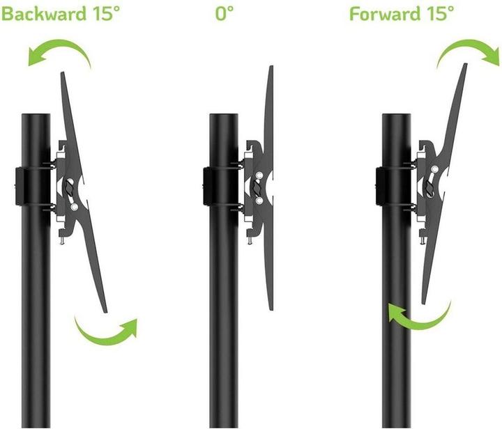 Produktbild Techly ICA-TR6 TV-Rollwagen (65", 60 kg)