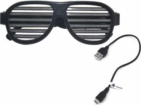 Actual product image Dropshades Party LED sunglasses