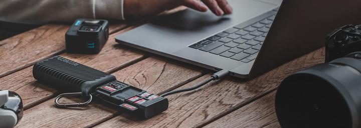 Image du produit Pgytech Étui pour lecteur de cartes haute vitesse CreateMate (USB-C)
