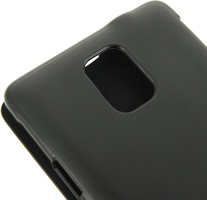 Produktbild König Design Handyhülle Tasche für Samsung Galaxy Note 4 SM N910 schwarz gebürstet (Samsung Galaxy Note 4)