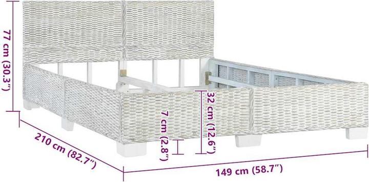 Image du produit vidaXL Bettgestell (140 x 200 cm)