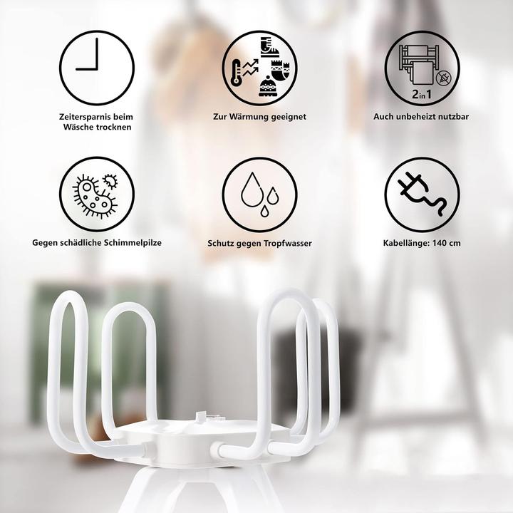 Immagine prodotto Vilstein Elektrischer Schuhtrockner für 2 Paar Schuhe