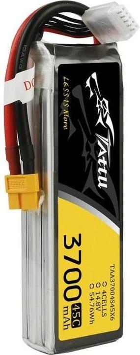 Actual product image Tattu RC Battery LiPo 3700 mAh 14.8 V 45C (3700 mAh, 14.80 V)