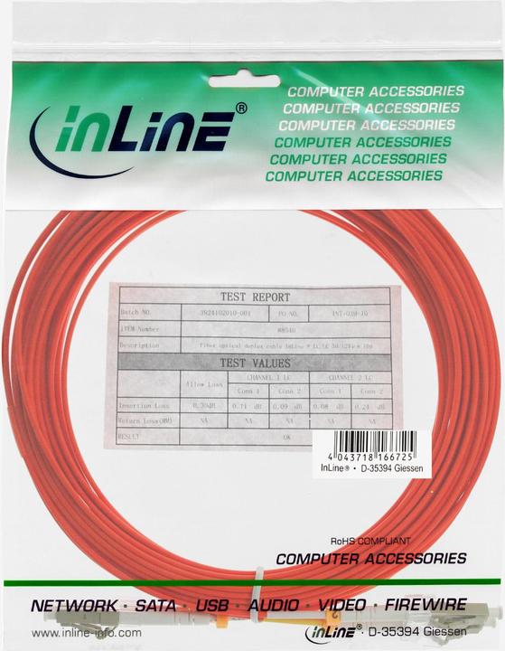 Actual product image InLine LWL Duplex cable (CAT7, 1 m)