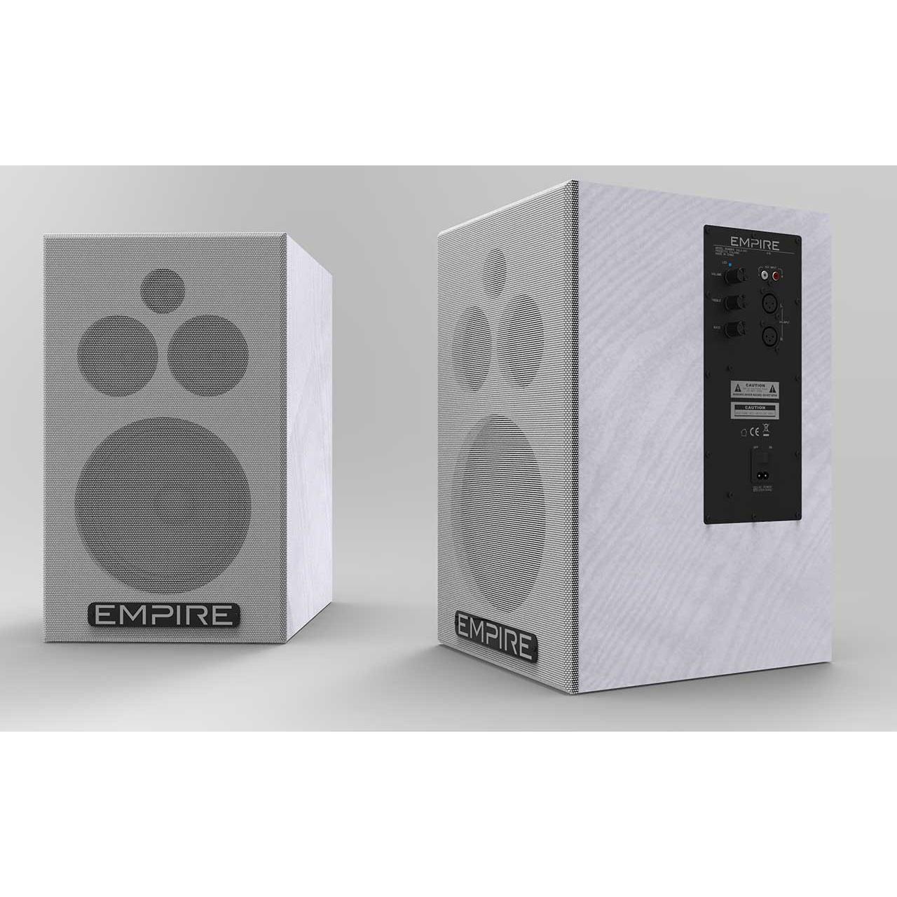 Thumbnail - Empire SPEAKER HS290 290W 80-20K HZ RCA XLR BALANCED WHITE (1 Stk., 290 W), HiFi + Heimkino Lautsprecher, Weiss, Schwarz