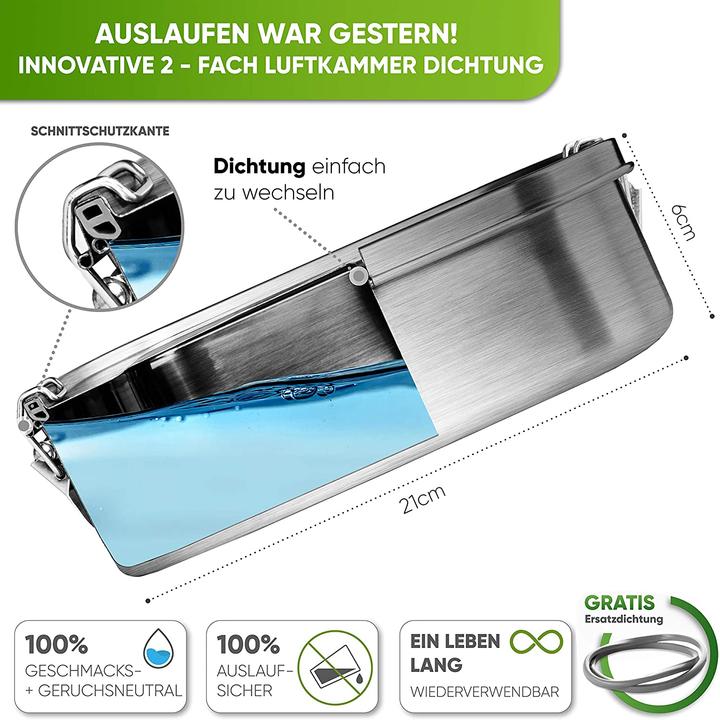 Actual product image Blockhütte Lunch box