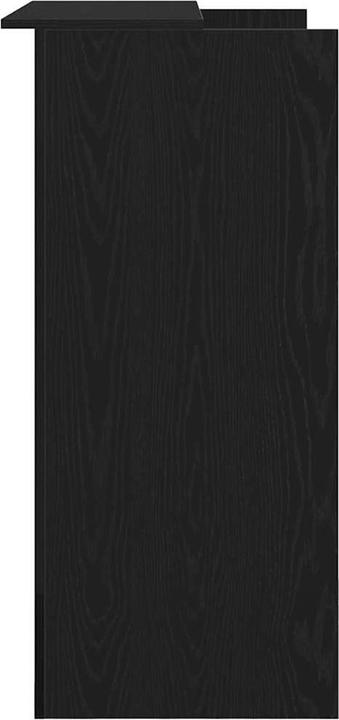 Actual product image vidaXL Reception counter black oak look 100x50x103.5cm wood-based material