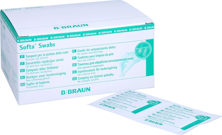 Produktbild B.Braun Alkoholtupfer Softa Swabs, 100 St TUP