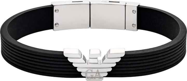 Productafbeelding Emporio Armani Armband (18 cm, Roestvrij staal, Silicone)